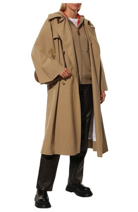 Женский кашемировый кардиган BURBERRY бежевого цвета по цене 78400 руб., арт. 8021030 | Фото 2 Женский кашемировый кардиган BURBERRY бежевого цвета, арт. 8021030 | Фото 2