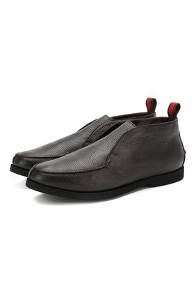 Мужские кожаные ботинки KITON темно-коричневого цвета по цене 123500 руб., арт. USSFLYN00126/LINING M0NT0NE | Фото 1 Мужские кожаные ботинки KITON темно-коричневого цвета, арт. USSFLYN00126/LINING M0NT0NE | Фото 1 (Мужское Кросс-КТ: Ботинки-обувь, зимние ботинки; Подошва: Плоская; Материал внутренний: Натуральная кожа; Материал утеплителя: Натуральный мех; Материал внешний: Кожа)