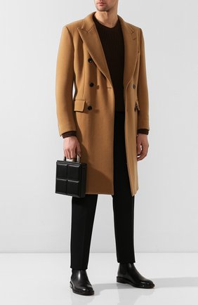 Мужская кожаная сумка BOTTEGA VENETA черного цвета по цене 160000 руб., арт. 591717/VA9H0 | Фото 2 Мужская кожаная сумка BOTTEGA VENETA черного цвета, арт. 591717/VA9H0 | Фото 2