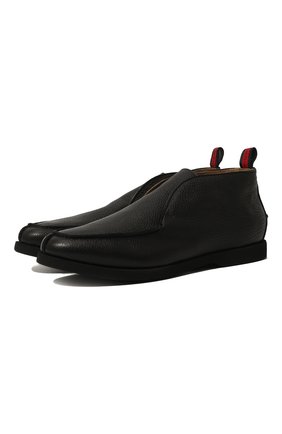 Мужские кожаные ботинки KITON черного цвета по цене 123500 руб., арт. USSFLYN00126/LINING M0NT0NE | Фото 1 Мужские кожаные ботинки KITON черного цвета, арт. USSFLYN00126/LINING M0NT0NE | Фото 1 (Мужское Кросс-КТ: Ботинки-обувь, зимние ботинки; Материал утеплителя: Натуральный мех; Подошва: Плоская; Материал внутренний: Натуральная кожа; Материал внешний: Кожа)