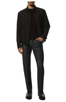 Мужские кожаные ботинки KITON черного цвета по цене 123500 руб., арт. USSFLYN00126/LINING M0NT0NE | Фото 2 Мужские кожаные ботинки KITON черного цвета, арт. USSFLYN00126/LINING M0NT0NE | Фото 2 (Мужское Кросс-КТ: Ботинки-обувь, зимние ботинки; Материал утеплителя: Натуральный мех; Подошва: Плоская; Материал внутренний: Натуральная кожа; Материал внешний: Кожа)