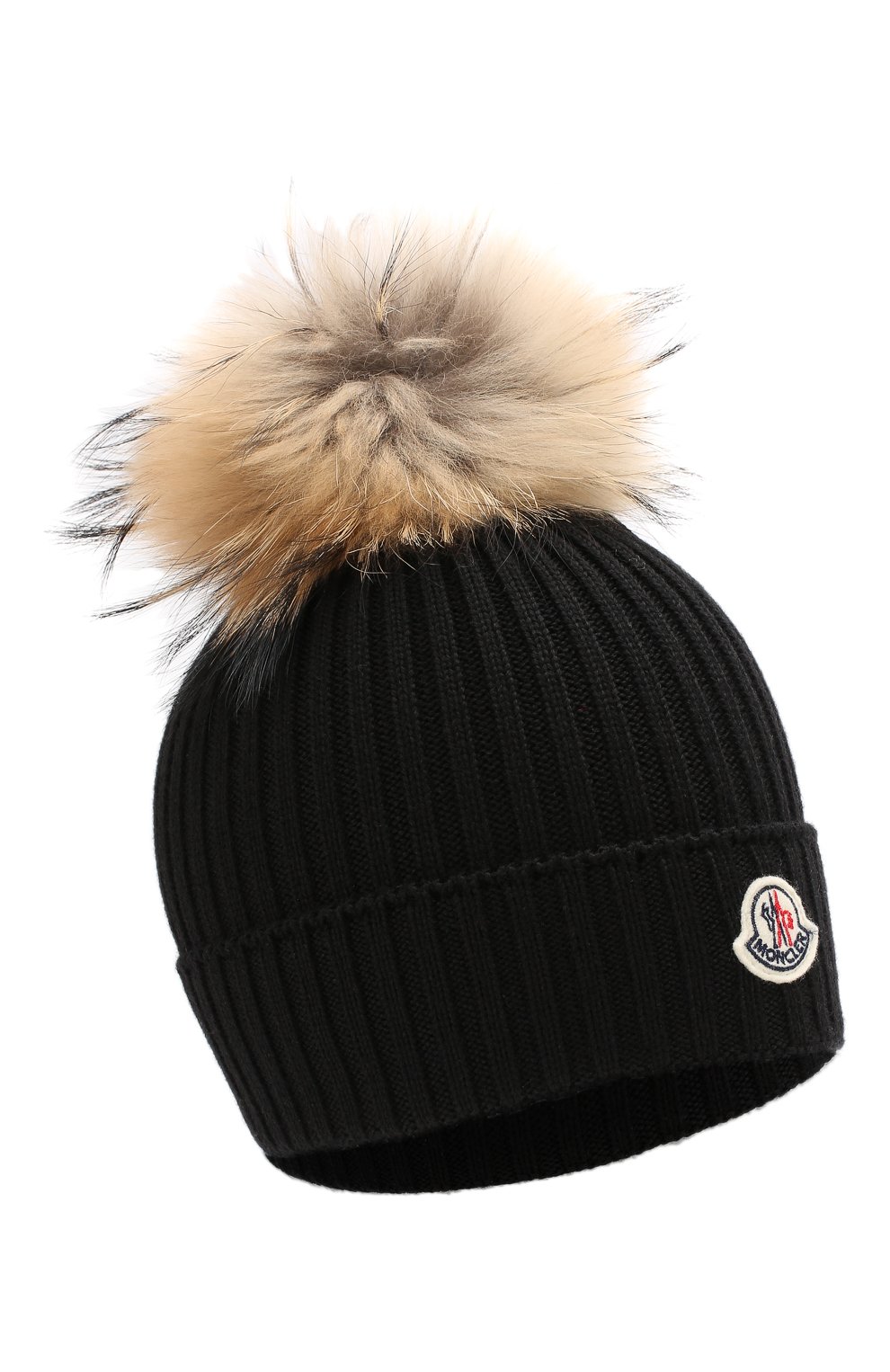 Детский комплект из шапки и шарфа MONCLER черного цвета по цене 25900 руб., арт. E2-954-00951-06-04S01 | Фото 2 Детский комплект из шапки и шарфа MONCLER черного цвета, арт. E2-954-00951-06-04S01 | Фото 2