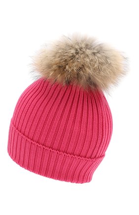 Детский комплект из шапки и шарфа MONCLER фуксия цвета по цене 25200 руб., арт. E2-954-00951-06-04S01 | Фото 3 Детский комплект из шапки и шарфа MONCLER фуксия цвета, арт. E2-954-00951-06-04S01 | Фото 3 (Материал: Шерсть; Статус проверки: Проверено, Проверена категория)