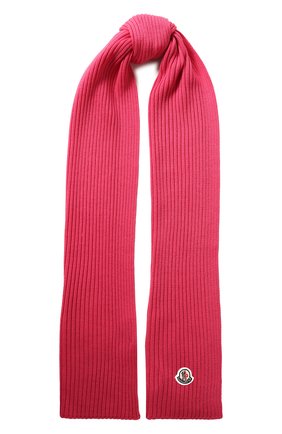 Детский комплект из шапки и шарфа MONCLER фуксия цвета по цене 25200 руб., арт. E2-954-00951-06-04S01 | Фото 4 Детский комплект из шапки и шарфа MONCLER фуксия цвета, арт. E2-954-00951-06-04S01 | Фото 4 (Материал: Шерсть; Статус проверки: Проверено, Проверена категория)