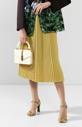 Женская сумка sylvie GUCCI кремвого цвета по цене 193000 руб., арт. 589482/J3HSG | Фото 2 Женская сумка sylvie GUCCI кремвого цвета, арт. 589482/J3HSG | Фото 2