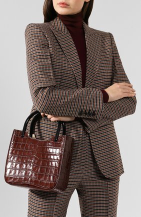 Женская сумка eric BY FAR коричневого цвета по цене 39750 руб., арт. 19FWERITNEDLAR | Фото 2 Женская сумка eric BY FAR коричневого цвета, арт. 19FWERITNEDLAR | Фото 2