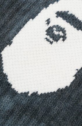 Мужские носки BAPE темно-синего цвета по цене 2695 руб., арт. 1F70183002 | Фото 2 Мужские носки BAPE темно-синего цвета, арт. 1F70183002 | Фото 2