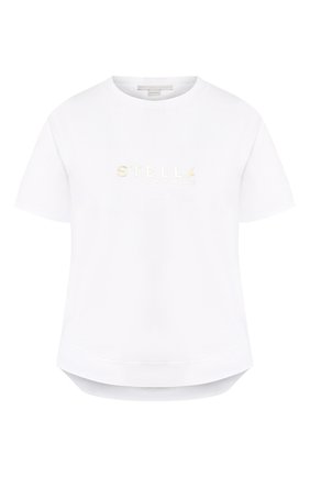 Женская хлопковая футболка STELLA MCCARTNEY белого цвета по цене 21300 руб., арт. 593857/SNW19 | Фото 1 Женская хлопковая футболка STELLA MCCARTNEY белого цвета, арт. 593857/SNW19 | Фото 1