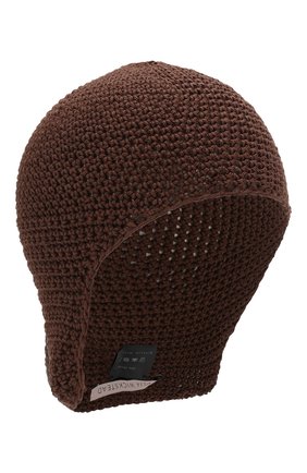 Женский хлопковая шапка EMILIA WICKSTEAD коричневого цвета по цене 27350 руб., арт. AW19-ACC-CAP KNIT | Фото 1 Женский хлопковая шапка EMILIA WICKSTEAD коричневого цвета, арт. AW19-ACC-CAP KNIT | Фото 1