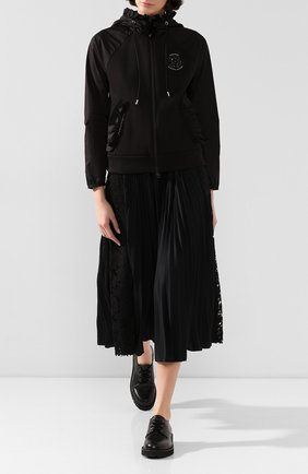 Женский кардиган 4 moncler simone rocha MONCLER GENIUS черного цвета по цене 59950 руб., арт. E2-09W-84506-00-809FE | Фото 2 Женский кардиган 4 moncler simone rocha MONCLER GENIUS черного цвета, арт. E2-09W-84506-00-809FE | Фото 2