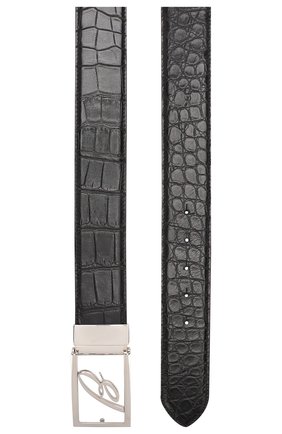Мужской ремень из кожи аллигатора BRIONI черного цвета по цене 294500 руб., арт. 0BAG0L/P8722/AMIS | Фото 2 Мужской ремень из кожи аллигатора BRIONI черного цвета, арт. 0BAG0L/P8722/AMIS | Фото 2 (Случай: Формальный; Материал: Экзотическая кожа)