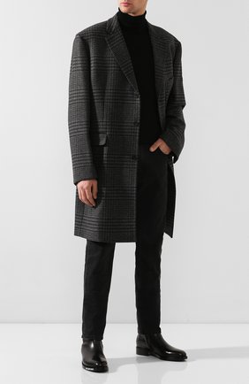 Мужские кожаные сапоги BALENCIAGA черного цвета по цене 75700 руб., арт. 590717/WA6F0 | Фото 2 Мужские кожаные сапоги BALENCIAGA черного цвета, арт. 590717/WA6F0 | Фото 2