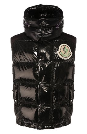 Пуховый жилет 8 Moncler Palm Angels | Фото №1 Пуховый жилет 8 Moncler Palm Angels | Фото №1