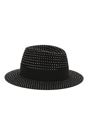 Женская фетровая шляпа SAINT LAURENT черного цвета по цене 199500 руб., арт. 580333/3YA58 | Фото 2 Женская фетровая шляпа SAINT LAURENT черного цвета, арт. 580333/3YA58 | Фото 2
