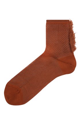 Женские носки ANTIPAST коричневого цвета, арт. AS-190 | Фото 1 (Материал внешний: Синтетический материал)
