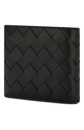 Мужской кожаное портмоне BOTTEGA VENETA черного цвета по цене 32150 руб., арт. 605721/VCPQ4 | Фото 2 Мужской кожаное портмоне BOTTEGA VENETA черного цвета, арт. 605721/VCPQ4 | Фото 2