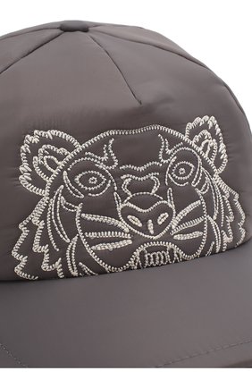 Мужской бейсболка KENZO серого цвета по цене 10400 руб., арт. F965AC301F09 | Фото 3 Мужской бейсболка KENZO серого цвета, арт. F965AC301F09 | Фото 3