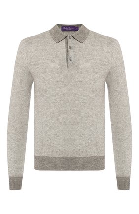 Мужское кашемировое поло RALPH LAUREN светло-серого цвета по цене 109000 руб., арт. 790776052 | Фото 1 Мужское кашемировое поло RALPH LAUREN светло-серого цвета, арт. 790776052 | Фото 1 (Материал внешний: Шерсть, Кашемир; Рукава: Длинные; Длина (для топов): Стандартные; Кросс-КТ: Трикотаж; Застежка: Пуговицы)