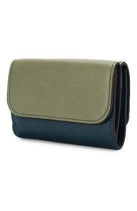 Женские кожаное портмоне chloé c CHLOÉ зеленого цвета по цене 26250 руб., арт. CHC19AP058B52 | Фото 2 Женские кожаное портмоне chloé c CHLOÉ зеленого цвета, арт. CHC19AP058B52 | Фото 2