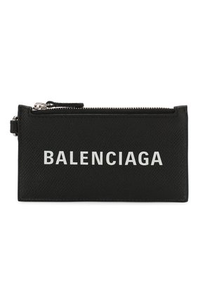 Мужской кожаный футляр для кредитных карт BALENCIAGA черно-белого цвета по цене 24200 руб., арт. 594548/00TV3 | Фото 1 Мужской кожаный футляр для кредитных карт BALENCIAGA черно-белого цвета, арт. 594548/00TV3 | Фото 1