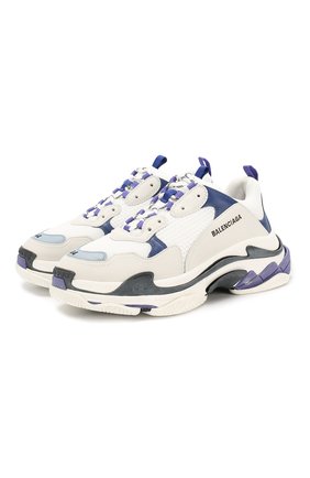 Мужские комбинированные кроссовки triple s BALENCIAGA белого цвета по цене 59950 руб., арт. 541622/W090F | Фото 1 Мужские комбинированные кроссовки triple s BALENCIAGA белого цвета, арт. 541622/W090F | Фото 1