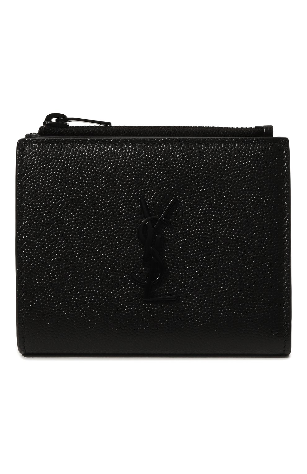 Мужской кожаное портмоне SAINT LAURENT черного цвета, арт. 575726/BTY0U | Фото 1