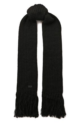 Мужской шарф SAINT LAURENT черного цвета по цене 47300 руб., арт. 580709/3YC68 | Фото 1 Мужской шарф SAINT LAURENT черного цвета, арт. 580709/3YC68 | Фото 1