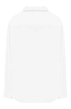 Детская хлопковая рубашка LORO PIANA белого цвета, арт. FAI6973 | Фото 2 (Статус проверки: Проверена категория, Проверено; Материал внешний: Хлопок; Принт: Без принта; Рукава: Длинные; Случай: Формальный; Стили: Классический)
