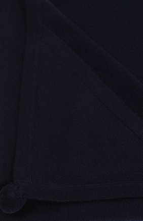 Детского кашемировый плед LES LUTINS синего цвета, арт. 19H01708 | Фото 2 (Материал: Шерсть, Кашемир, Текстиль; Статус проверки: Проверена категория)