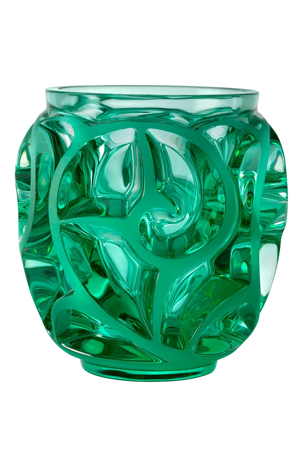 Мужского ваза tourbillons LALIQUE зеленого цвета, арт. 10684800 | Фото 1