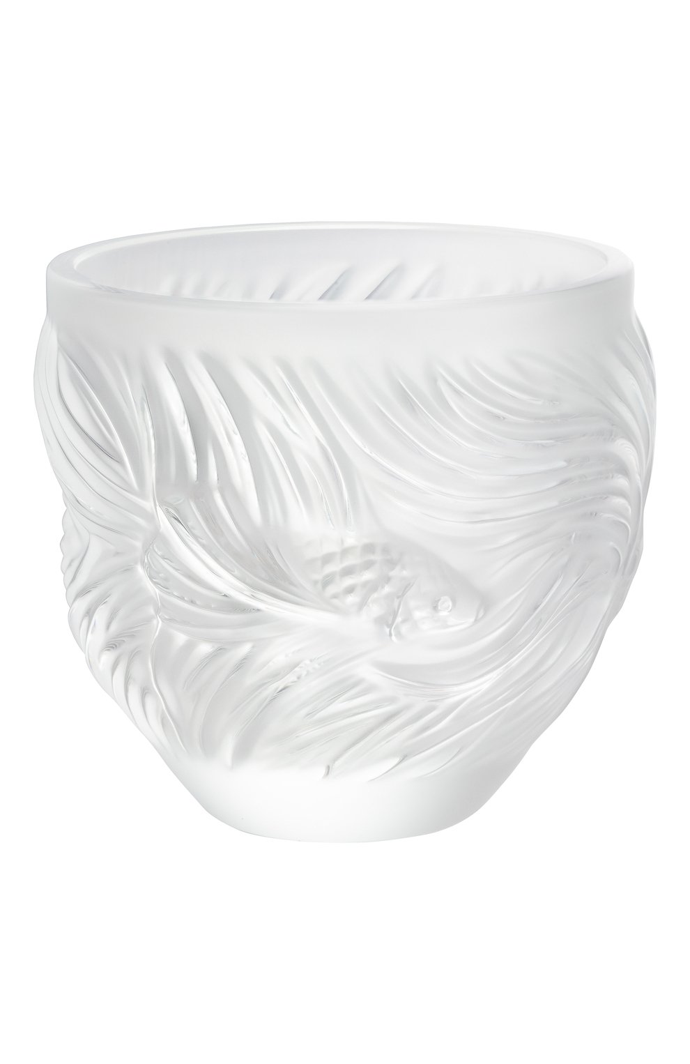 Подсвечник combattants LALIQUE прозрачного цвета, арт. 10685600 | Фото 1 (Интерьер_коллекция: Aquatique; Ограничения доставки: fragile-2)