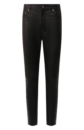 Мужские кожаные брюки SAINT LAURENT черного цвета по цене 190500 руб., арт. 605147/YC2MA | Фото 1 Мужские кожаные брюки SAINT LAURENT черного цвета, арт. 605147/YC2MA | Фото 1 (Материал подклада: Купро; Длина (брюки, джинсы): Стандартные; Случай: Повседневный; Стили: Панк)