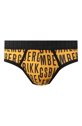 Мужские хлопковые брифы DIRK BIKKEMBERGS желтого цвета по цене 3660 руб., арт. B4S3072 | Фото 1 Мужские хлопковые брифы DIRK BIKKEMBERGS желтого цвета, арт. B4S3072 | Фото 1