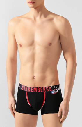 Мужские хлопковые боксеры DIRK BIKKEMBERGS черного цвета по цене 3660 руб., арт. B4B4069 | Фото 2 Мужские хлопковые боксеры DIRK BIKKEMBERGS черного цвета, арт. B4B4069 | Фото 2