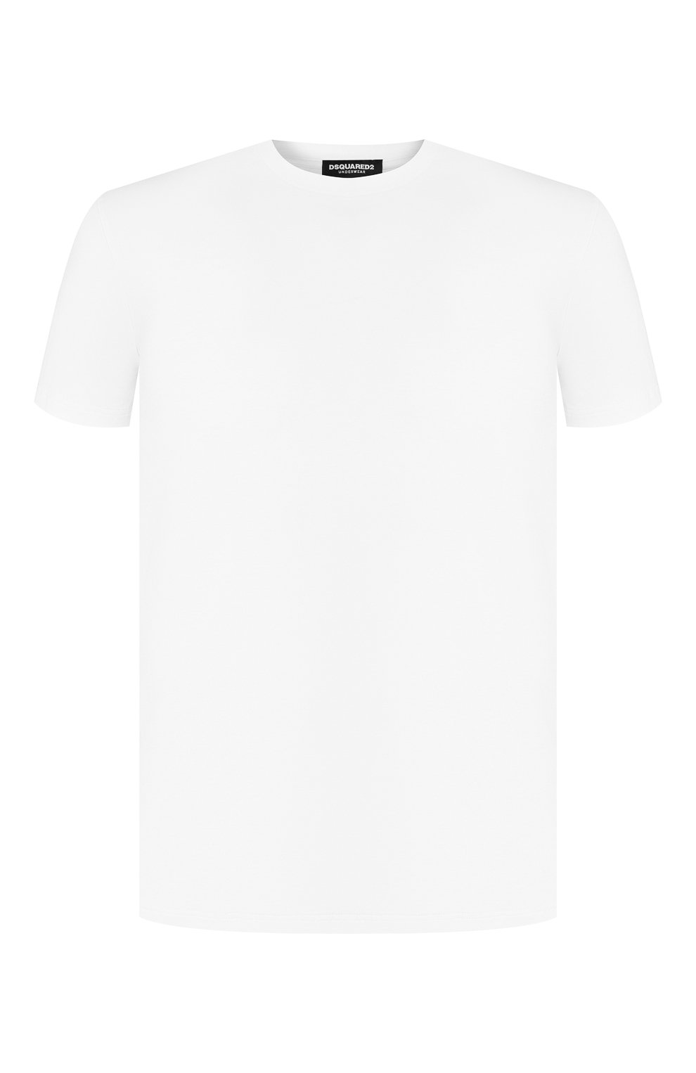 Мужская хлопковая футболка DSQUARED2 белого цвета, арт. D9M202450 | Фото 1 (Кросс-КТ: домашняя одежда; Рукава: Короткие; Длина (для топов): Стандартные; Материал внешний: Хлопок; Мужское Кросс-КТ: Футболка-белье)