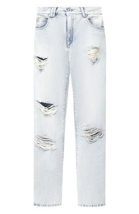 Женские джинсы с потертостями OFF-WHITE голубого цвета по цене 59950 руб., арт. 0WYA012F197730647101 | Фото 1 Женские джинсы с потертостями OFF-WHITE голубого цвета, арт. 0WYA012F197730647101 | Фото 1