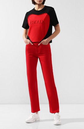 Женские джинсы ESCADA SPORT красного цвета по цене 28100 руб., арт. 5032535 | Фото 2 Женские джинсы ESCADA SPORT красного цвета, арт. 5032535 | Фото 2