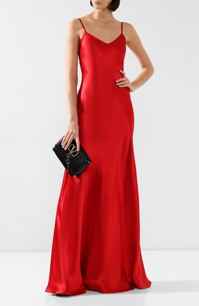 Женское шелковое платье RALPH LAUREN красного цвета по цене 325000 руб., арт. 290718837 | Фото 2 Женское шелковое платье RALPH LAUREN красного цвета, арт. 290718837 | Фото 2