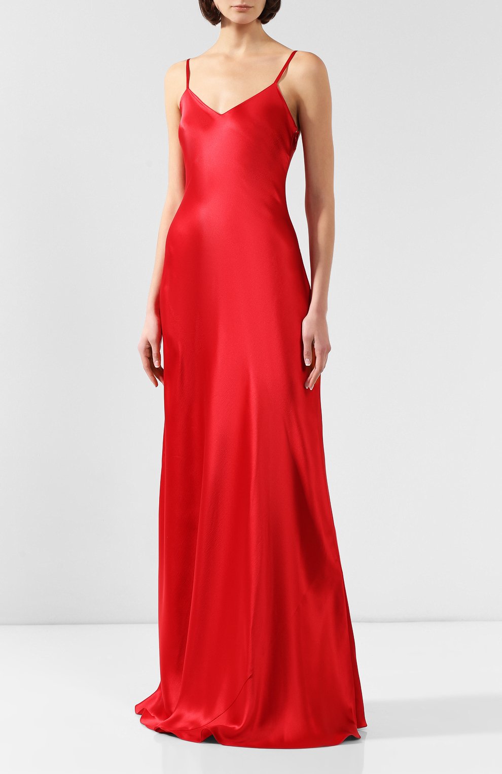 Красное платье Ральф Лорен