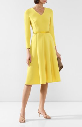 Женское шерстяное платье RALPH LAUREN желтого цвета по цене 215500 руб., арт. 290788896 | Фото 2 Женское шерстяное платье RALPH LAUREN желтого цвета, арт. 290788896 | Фото 2