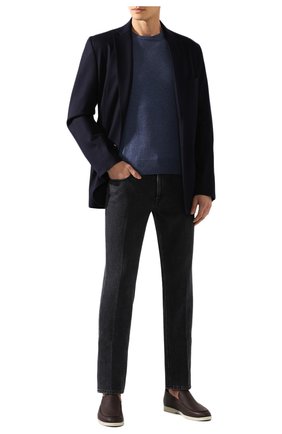 Мужской кашемировый джемпер RALPH LAUREN синего цвета по цене 84550 руб., арт. 790509395 | Фото 2 Мужской кашемировый джемпер RALPH LAUREN синего цвета, арт. 790509395 | Фото 2 (Рукава: Длинные; Материал внешний: Шерсть; Принт: Без принта; Длина (для топов): Стандартные; Мужское Кросс-КТ: Джемперы; Вырез: Круглый)