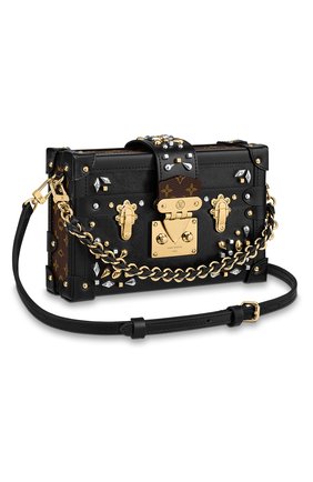 Женская сумка petite malle LOUIS VUITTON черного цвета по цене 350000 руб., арт. M55751 | Фото 1 Женская сумка petite malle LOUIS VUITTON черного цвета, арт. M55751 | Фото 1