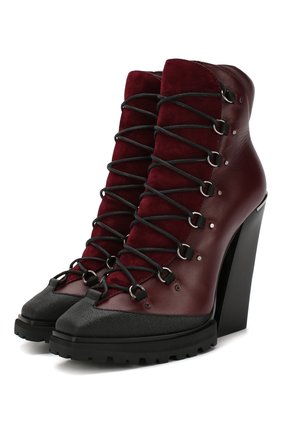 Женские кожаные ботильоны madyn 130 JIMMY CHOO бордового цвета по цене 99400 руб., арт. MADYN 130/0DC | Фото 1 Женские кожаные ботильоны madyn 130 JIMMY CHOO бордового цвета, арт. MADYN 130/0DC | Фото 1