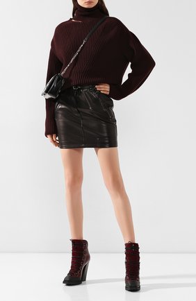 Женские кожаные ботильоны madyn 130 JIMMY CHOO бордового цвета по цене 99400 руб., арт. MADYN 130/0DC | Фото 2 Женские кожаные ботильоны madyn 130 JIMMY CHOO бордового цвета, арт. MADYN 130/0DC | Фото 2