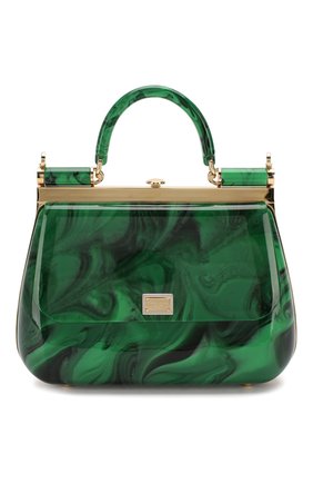 Женский сумка sicily box DOLCE & GABBANA зеленого цвета по цене 310000 руб., арт. BB6680/AJ165 | Фото 1 Женский сумка sicily box DOLCE & GABBANA зеленого цвета, арт. BB6680/AJ165 | Фото 1