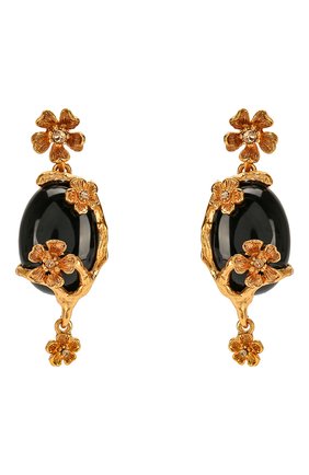 Женские серьги OSCAR DE LA RENTA черного цвета по цене 31950 руб., арт. R20J127BLK | Фото 1 Женские серьги OSCAR DE LA RENTA черного цвета, арт. R20J127BLK | Фото 1