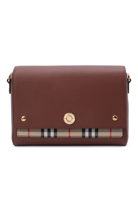 Женская сумка note medium BURBERRY коричневого цвета по цене 72600 руб., арт. 8021111 | Фото 1 Женская сумка note medium BURBERRY коричневого цвета, арт. 8021111 | Фото 1