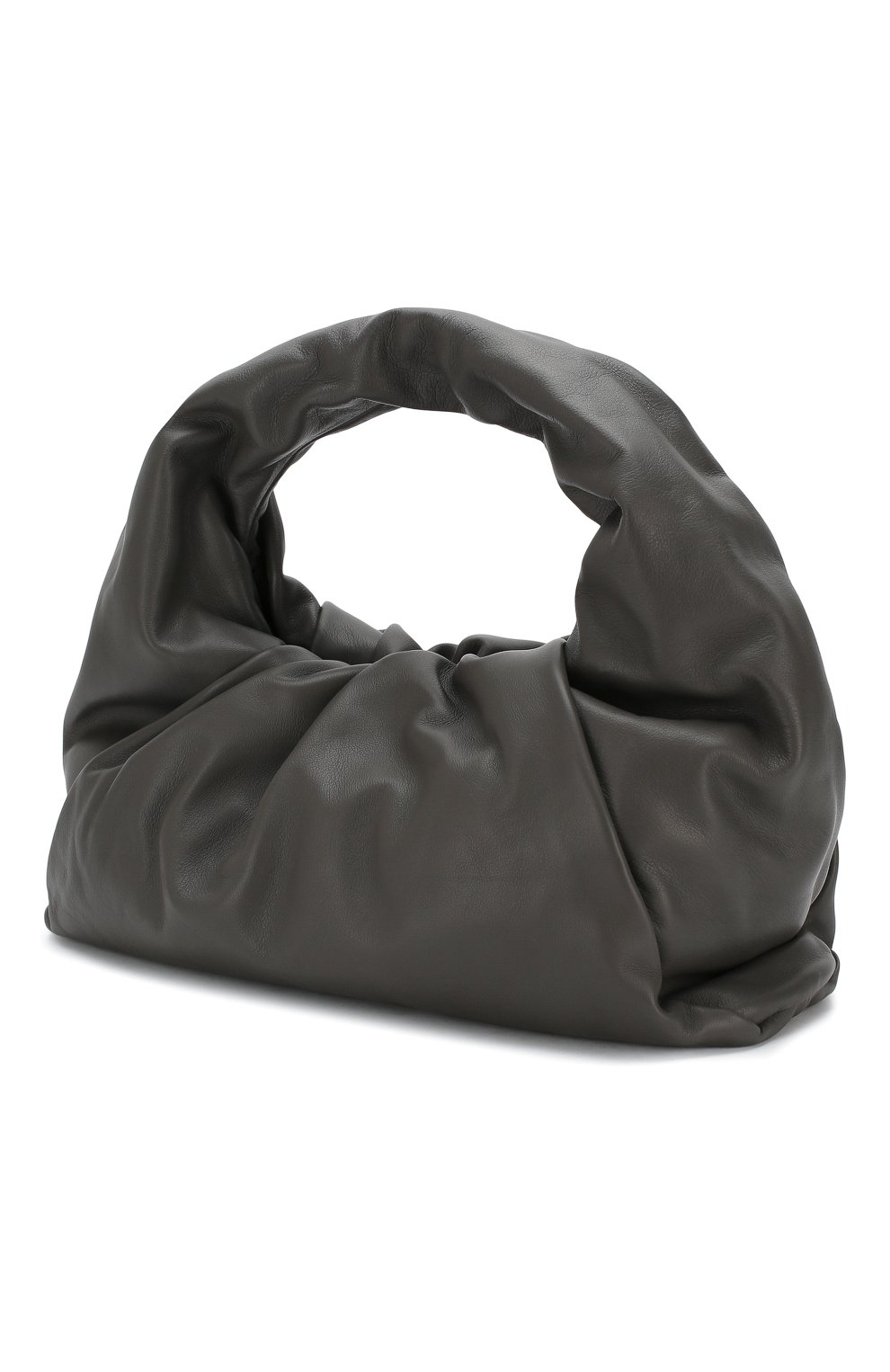 Женская сумка shoulder pouch BOTTEGA VENETA темно-серого цвета по цене 123000 руб., арт. 610524/VCP40 | Фото 3 Женская сумка shoulder pouch BOTTEGA VENETA темно-серого цвета, арт. 610524/VCP40 | Фото 3