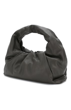 Женская сумка shoulder pouch BOTTEGA VENETA темно-серого цвета по цене 123000 руб., арт. 610524/VCP40 | Фото 3 Женская сумка shoulder pouch BOTTEGA VENETA темно-серого цвета, арт. 610524/VCP40 | Фото 3