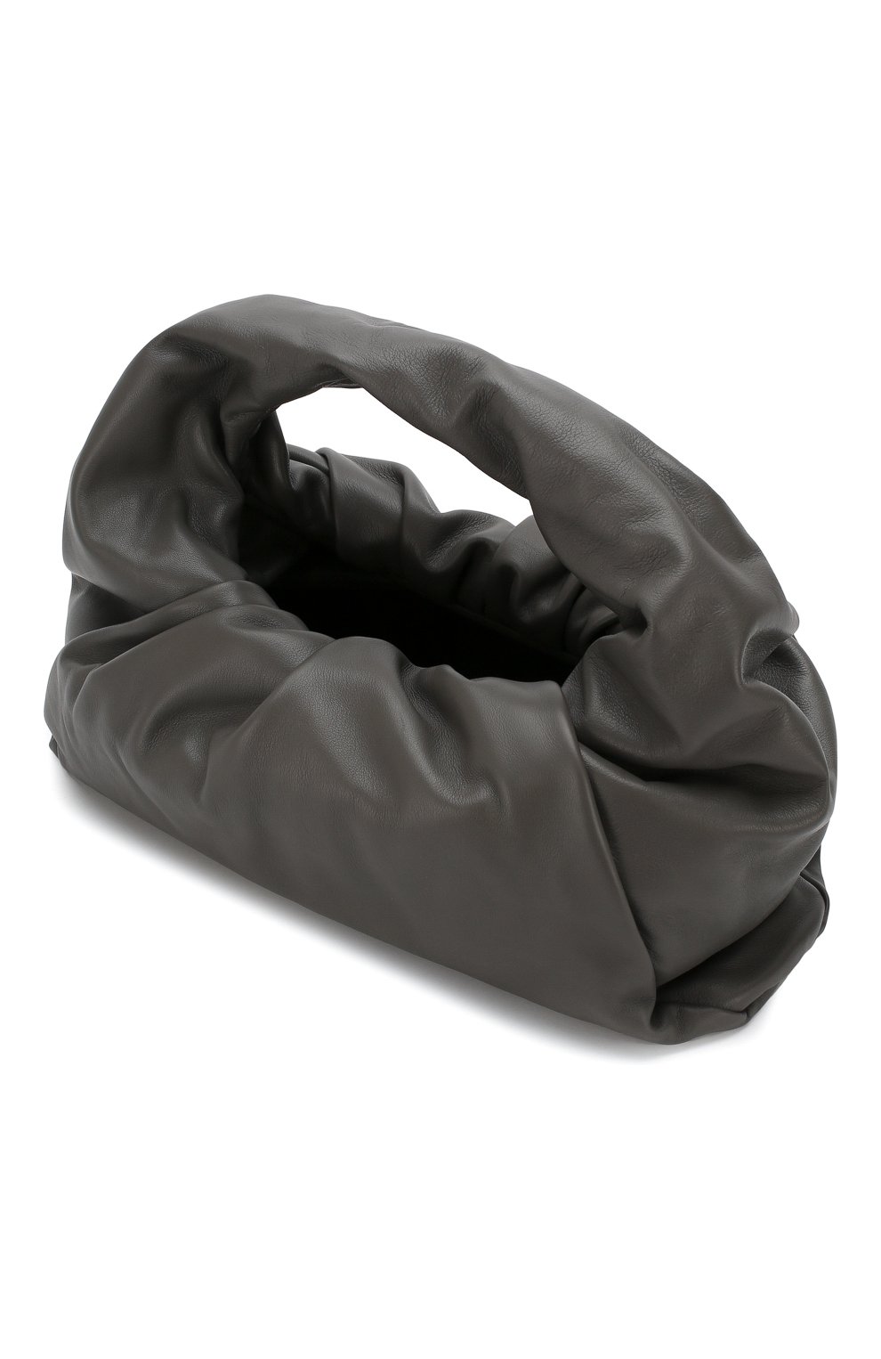 Женская сумка shoulder pouch BOTTEGA VENETA темно-серого цвета по цене 123000 руб., арт. 610524/VCP40 | Фото 4 Женская сумка shoulder pouch BOTTEGA VENETA темно-серого цвета, арт. 610524/VCP40 | Фото 4